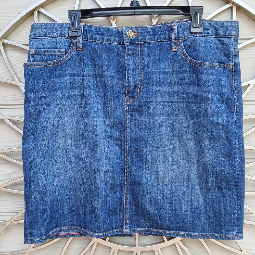 Tommy Hilfiger Blue Denim Skirt